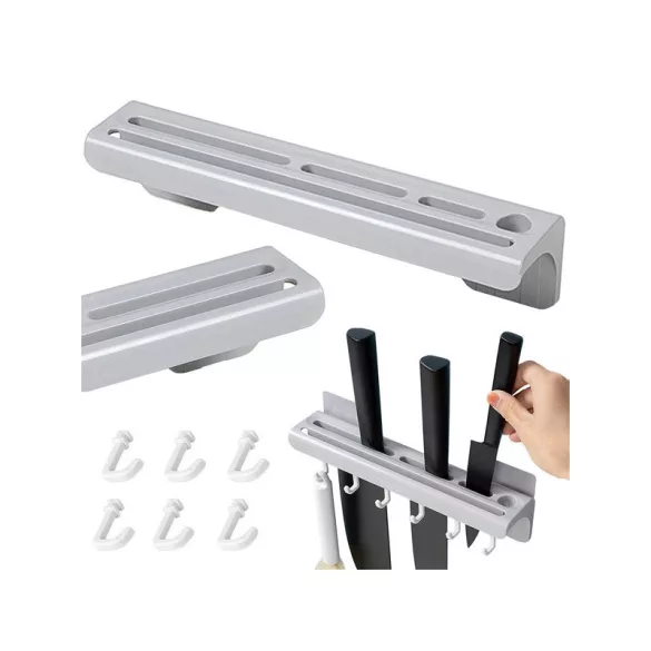 Accesorii de bucătărie: raft de perete pentru cuțite