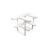 Depozitare organizator dulap bucatarie - raft practic organizator bucatarie