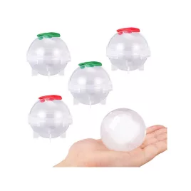 Formator gheață în formă de sferă, set de 4 bucăți