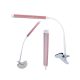 Lampa de birou fără abajur cu pensetă pentru machiaj
