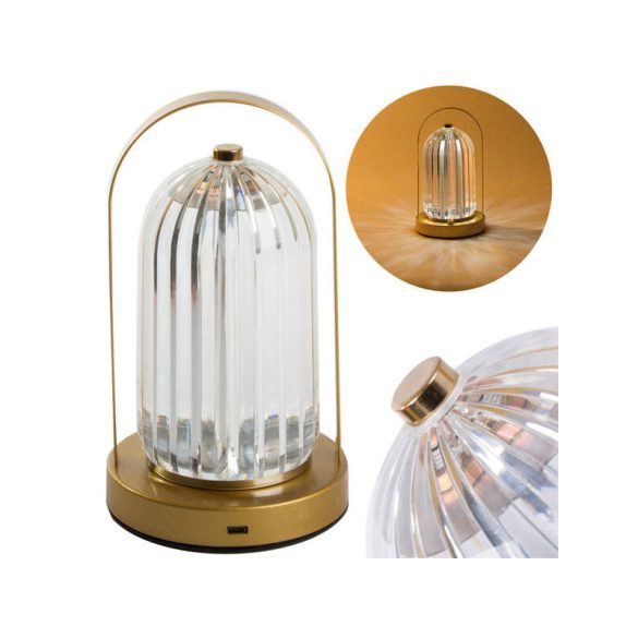 Lampă de noptieră cu cristale LED tactilă - cameră copii, lampă de citit, noptieră - design modern