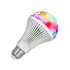 Bec LED rotativ colorat E27 glob disco