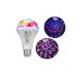Bec LED rotativ colorat E27 glob disco