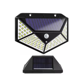 Lampă solară cu 100 LED-uri și senzor de amurg