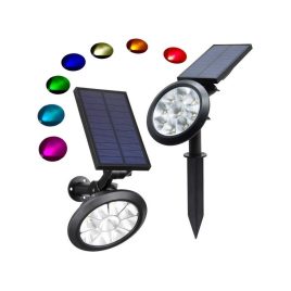   Lampă solară de grădină cu LED RGBW colorată pentru Crăciun