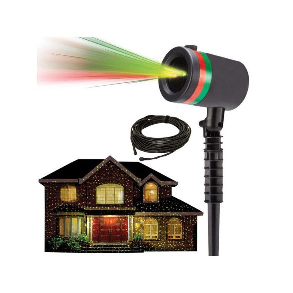 Proiector laser de Crăciun cu efecte de lumină - lumină laser de mare intensitate pentru decorațiuni de Crăciun