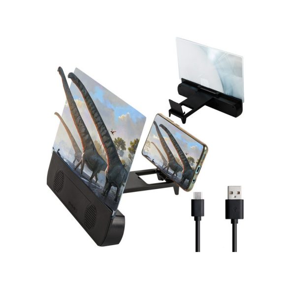 Lentilă de mărire pentru telefon cu ecran de vizualizare, difuzor și conexiune Bluetooth