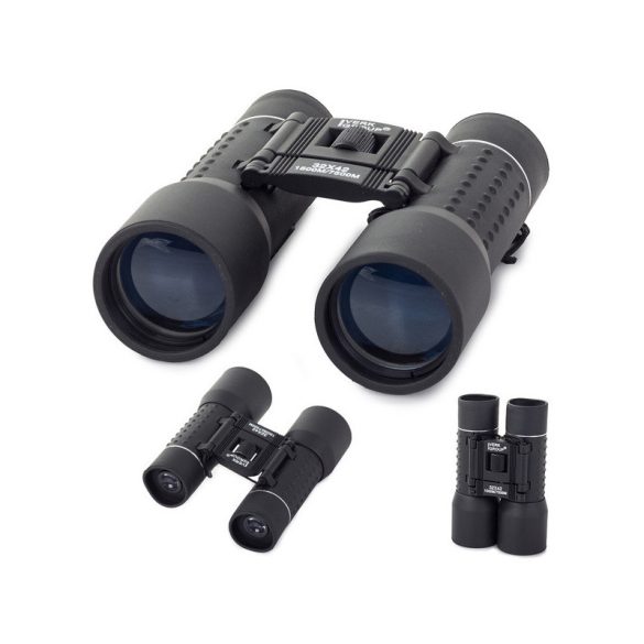 Binoclu compact HD turistic 32x42 cu husă