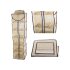 Organizator dulap cu rafturi, 6 etajere, 120cm