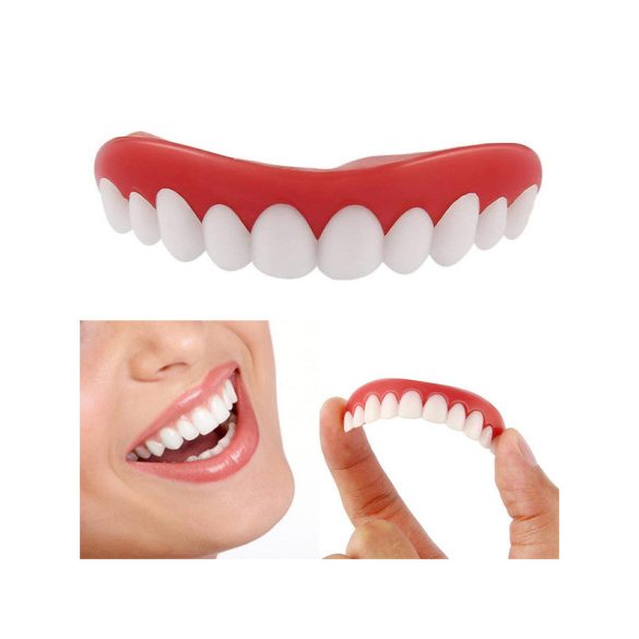 Protecție dentară dinți falși în cutie de zâmbet