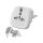 Adaptor priză UK pentru Anglia - convertor priză - pentru călătorii, uz casnic - culoare albă