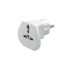 Adaptor priză UK pentru Anglia - convertor priză - pentru călătorii, uz casnic - culoare albă