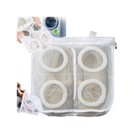   Săculeț pentru spălarea încălțămintei pentru copii cu fermoar - capacitate mare de depozitare