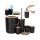 Set baie 6 în 1 toaletă mâner coș negru set