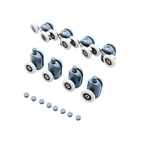 Set de role pentru cabină de duș cu 8 role