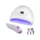 Set de lămpi mixte 12 LED UV 12W freză