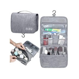   Organizator de baie pentru călătorii - depozitare practică, ideal pentru călătorii, ușor de agățat