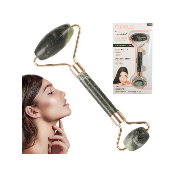 Nefelejcs masaj facial cu role - anti-îmbătrânire, fermitate a pielii, împotriva ridurilor, piatră naturală, dispozitiv pentru fermitatea feței
