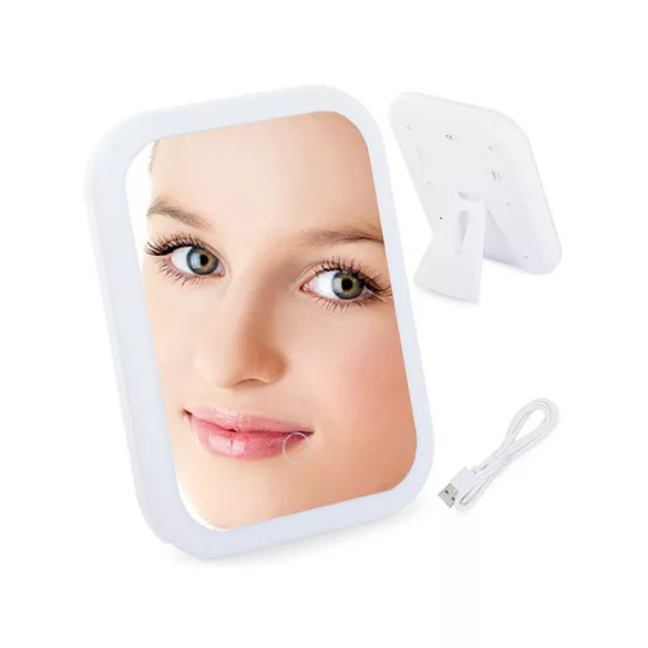 Oglindă de machiaj iluminată - oglindă de machiaj cu LED, oglindă de machiaj cu lumină, oglindă de machiaj cu sistem de iluminare LED