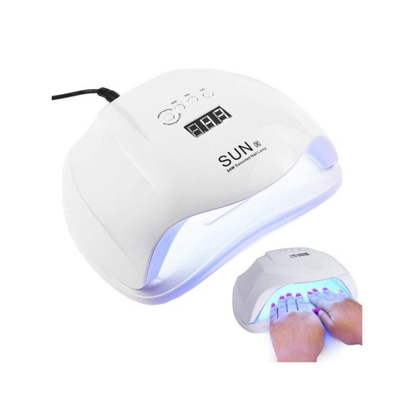 Lampă pentru unghii 36 LED UV 54W pentru geluri hibride - Manichiură profesională acasă, uscare rapidă, rezultate durabile.