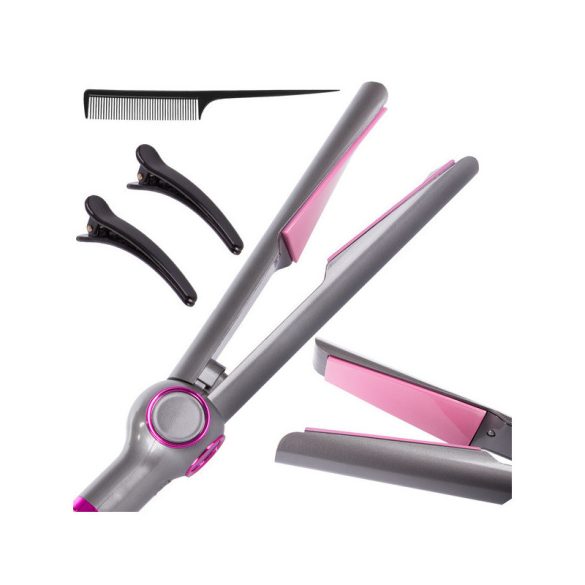 Îndreptător de păr ceramic 2în1 cu LCD