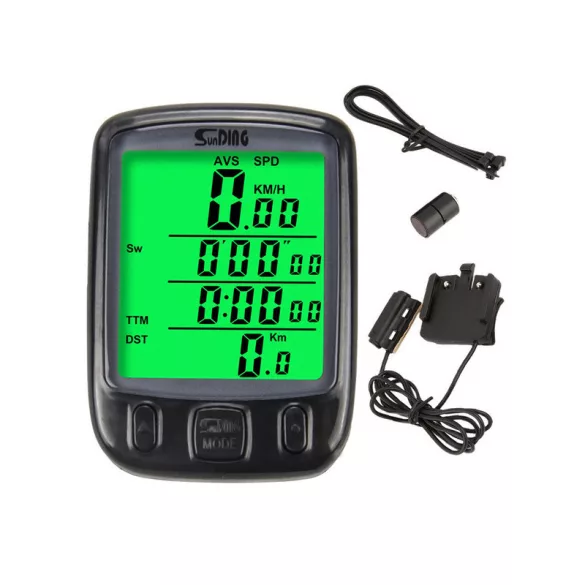 Contor bicicletă rezistent la apă cu vitezometru LCD