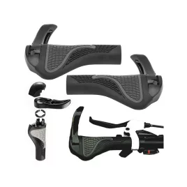   Mânere din cauciuc pentru bicicletă, cu coarne - accesoriu bicicletă - mâner ghidon bicicletă - mânere cu coarne pentru bicicletă