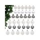 Set 36 ornamente de brad de Crăciun 6cm - Choinker bombes