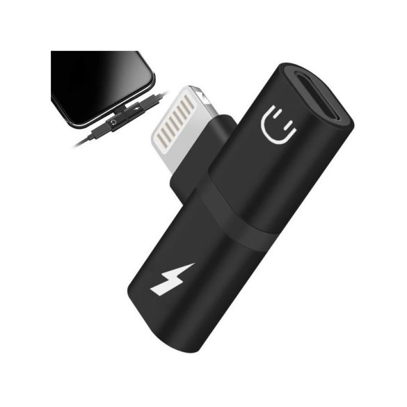 Adaptor fulger iPad iPhone 2 în 1 cablu de încărcare și date