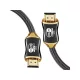 Cablu video HDMI 2.1 Ultra High Speed 8K 60Hz 4K 120Hz HQ auriu 2m