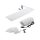 Tastatura din silicon alb USB numeric - accesoriu calculator - calculator - instrument de birou