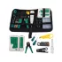 Set tester de rețea cu clește LSA și carcasă RJ45