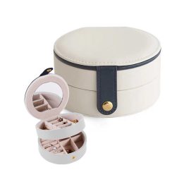   Cutie de bijuterii decorativă cu tavă - Cutie unică de bijuterii cu sertar - Compartiment stilat pentru bijuterii