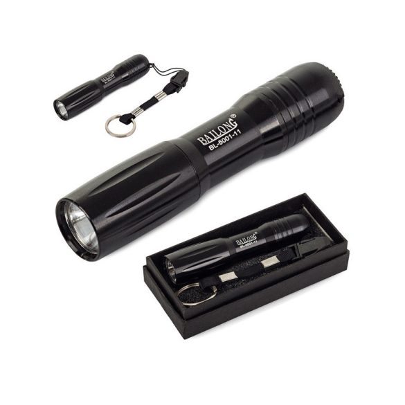 Lanternă tactică mini LED pentru breloc baterii