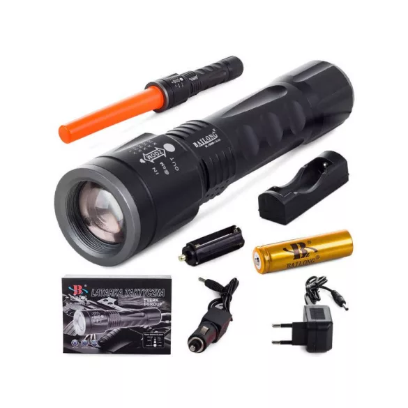 Lanternă LED tactică cu funcție de zoom - sursă de lumină XM-L3 U3