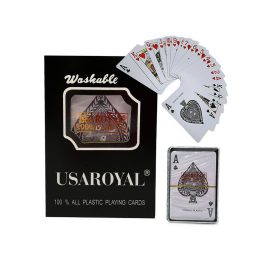 Pachet de cărți de poker acoperite, 54 buc.