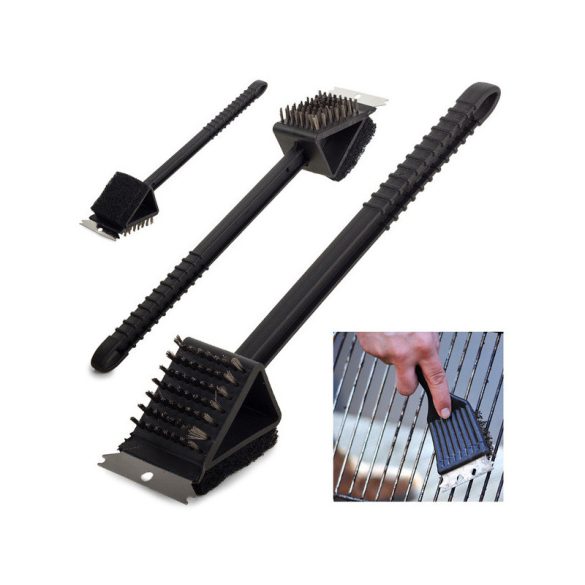 Perie de curățare grătar și greblă - Curățare BBQ, perie de grătar, curățare greblă - curățare ușoară, curățare eficientă