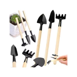   Set de unelte grădinărit greblă lopată 3 în 1 mini instrumente de plantare