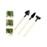 Set de unelte grădinărit greblă lopată 3 în 1 mini instrumente de plantare