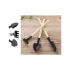 Set de unelte grădinărit greblă lopată 3 în 1 mini instrumente de plantare