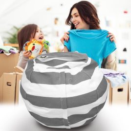 Sac de depozitare din pluș pentru jucării moi