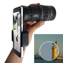 16x52 Zoom binoclu, teleobiectiv pentru telefon mobil