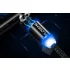 Cablu lightning luminos, magnetic, de 1 metru