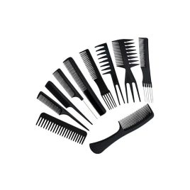 Set de piepteni pentru salon de păr - 10 bucăți
