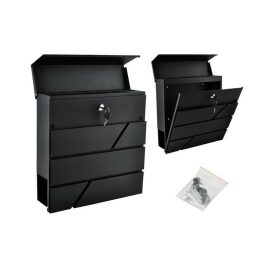   S6238 cutie poștală - culoare antracit, design modern, livrare la domiciliu, material oțel