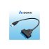 Adaptor USB-SATA 3.0 Izoxis 23603 - transfer date, conector hard disk, accesoriu computer