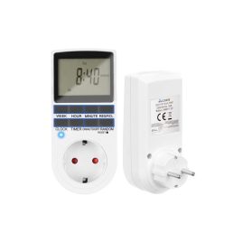   Comutator cu temporizator - pentru uz casnic și birou, economisire de energie, oprire automată, pornire programată.