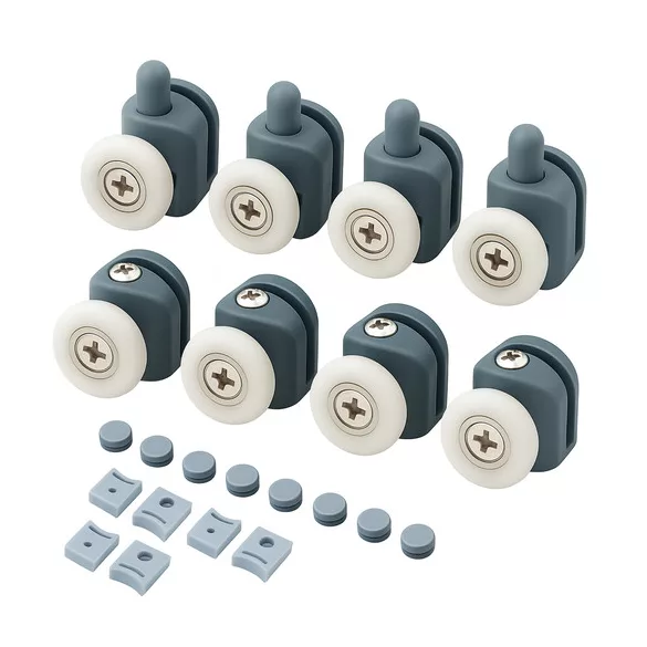 Set 8 role pentru cabină de duș