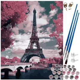 Set de pictură pe numere 40x50cm - Turnul Maaleo 22784