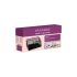 Organizator de birou - 6 compartimente - negru